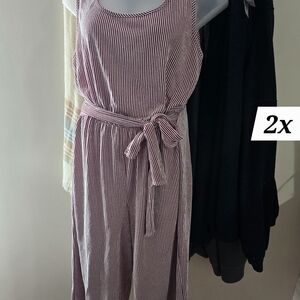 Striped Sleeveless Dress